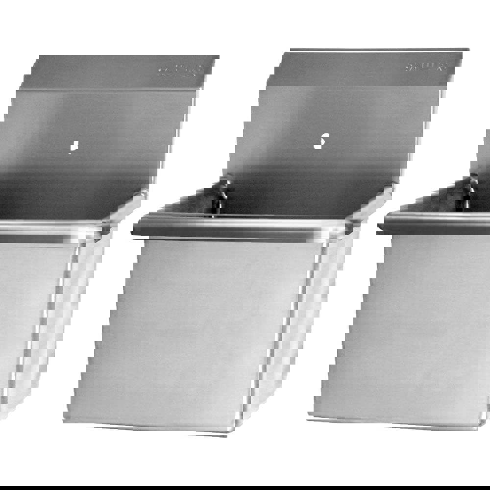 Scrub Wash Sink: Wall Mount, 304 Stainless Steel